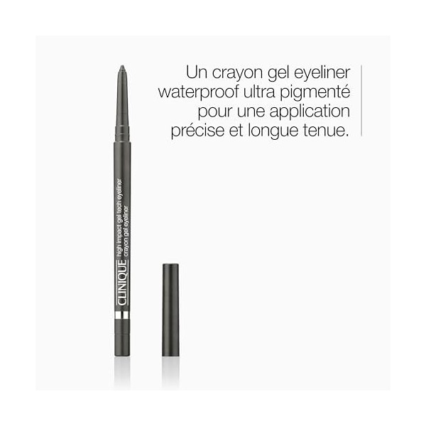 Clinique High Impact Crayon Gel Eyeliner | Waterproof, Ne Coule Pas + Convient aux Yeux Sensibles, 0.35 g