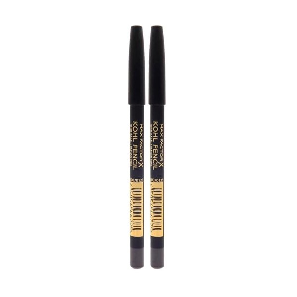 Max Factor Crayon Kohl 050 Charcoal Grey Lot de 2 