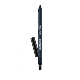 Flormar Smoky Eyes Waterproof Eyeliner – crayon yeux waterproof longue tenue avec applicateur éponge – couleur intense, textu