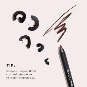 WUNDERBROW Super Stay Crayon Eyeliner 24h – Waterproof et anti-bavures – Teinte : Vert Émeraude Brillant