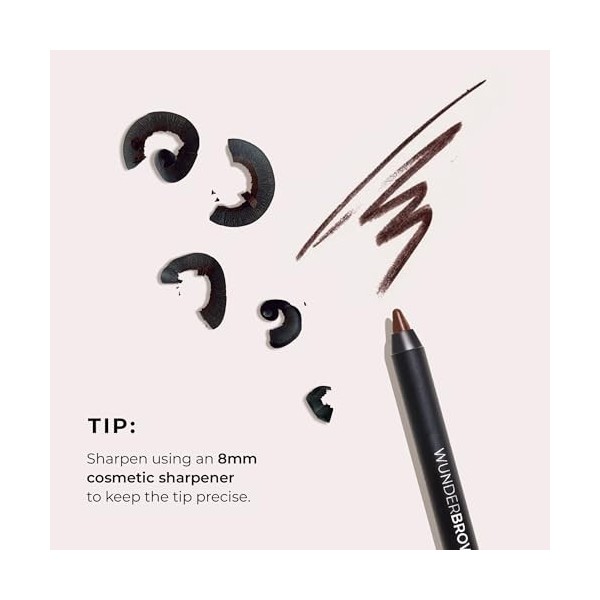 WUNDERBROW Super Stay Crayon Eyeliner 24h – Waterproof et anti-bavures – Teinte : Vert Émeraude Brillant