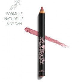 All Tigers - Crayon Multi Usage 3-en-1 pour Yeux, Lèvres et Joues - Teinte Bois de Rose Universelle - Texture Crémeuse et Fac