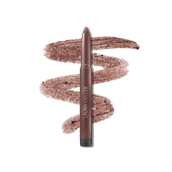 LAURA GELLER NEW YORK Matita Occhi Kohl Kajal Lunga Tenuta Soft Slate Kohl – Matita per Occhi Idratante e Intensa con Tempe