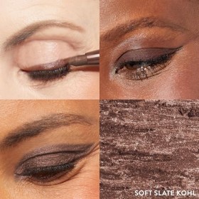 LAURA GELLER NEW YORK Matita Occhi Kohl Kajal Lunga Tenuta Soft Slate Kohl – Matita per Occhi Idratante e Intensa con Tempe