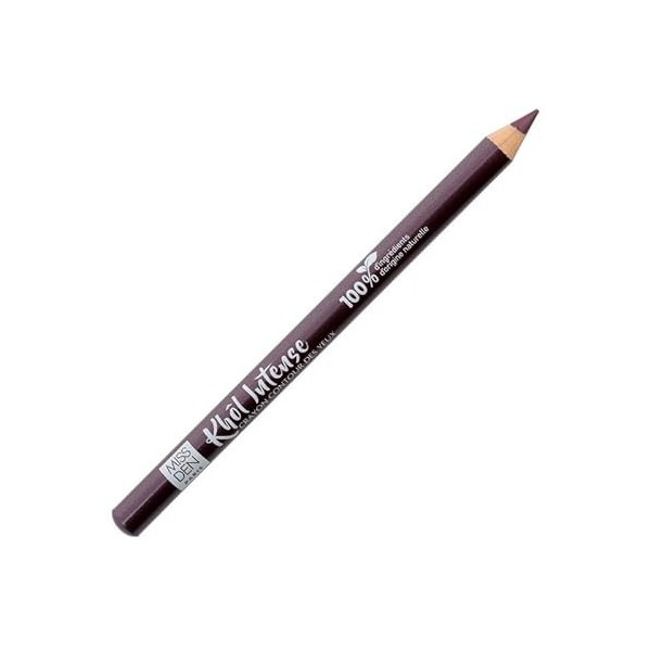 MISS DEN - Crayon Khôl Intense - Contour Interne et Externe de lœil - 100% dIngrédients dOrigine Naturelle - Effet Métalli