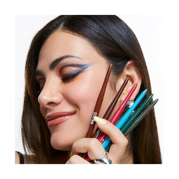 3INA MAKEUP - The 24H Automatic Eye Pencil 336 - Rouge rosé - Crayon Yeux Automatique - Waterproof - Mine Rétractable - Longu