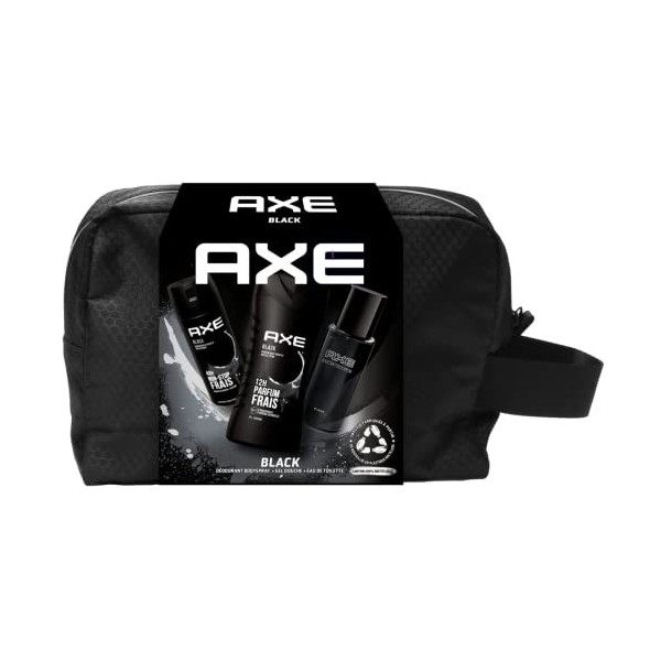 AXE Coffret 2 Produits Homme Eau de Toilette & Déodorant Black, Idée Cadeau Homme Original