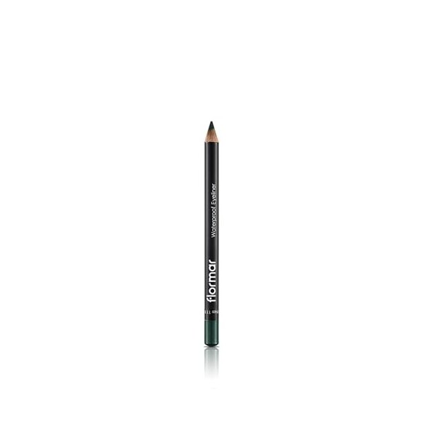 Flormar Eyeliner Waterproof – crayon eyeliner longue tenue, noire intense, application facile – kajal yeux waterproof à la vi