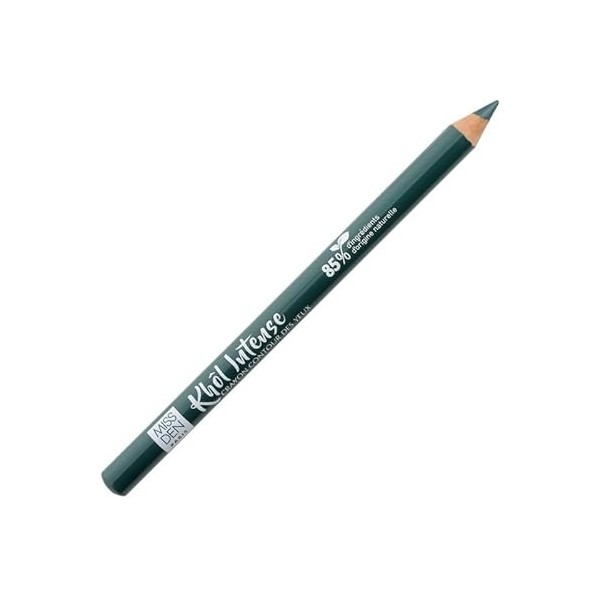 MISS DEN - Crayon Khôl Intense - Contour Interne et Externe de lœil - 100% dIngrédients dOrigine Naturelle - Effet Métalli