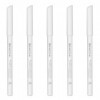 essence kajal N°04 White Lot de 5 crayons définissants, longue durée, végétaliens, sans particules de microplastique, sans na