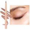 OULAC Crayon Yeux Waterproof, Eye Liner et Lip Liner Nu Mat avec Couleur Intense, Eyeliner Anti-salissures Texture Lisse et C