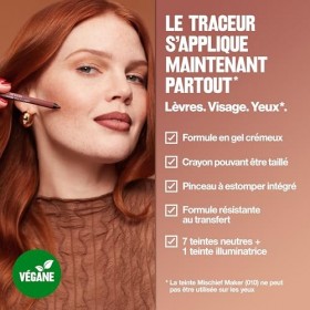 Revlon ColorStay Multi-Liner, Crayon yeux lèvres et visage multiusage, Formule crémeuse vegan, Longue tenue, Crayon maquillag
