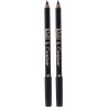 Bourjois - Khôl & Contour Crayon Yeux Couleur intense - 02 Ultra Black - 1,2 g Lot de 2 