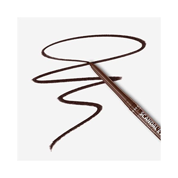 Rimmel Crayon Scandaleyes Exaggerate Eye Definer, 002 Chocolate Brown, 0.35g Lot de 2