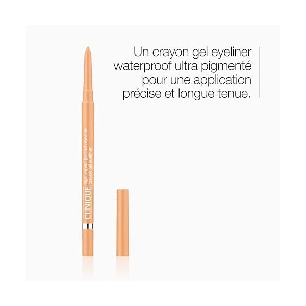 Clinique High Impact Crayon Gel Eyeliner | Waterproof, Ne Coule Pas + Convient aux Yeux Sensibles, 0.35 g
