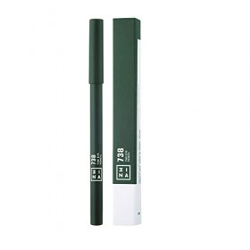 3INA MAKEUP - The Eye Pencil 738 - Vert foncé - Crayon pour les Yeux - Formule Longue Durée - Texture Crémeuse - Couleur Inte