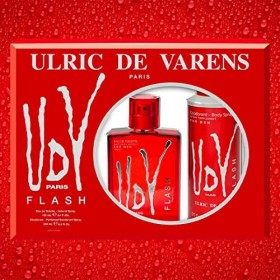 Ulric de Varens Coffret UDV Flash Eau de Toilette, 100 ml + Déodorant, 200 ml, 1 Unité
