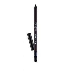 Flormar Smoky Eyes Waterproof Eyeliner – crayon yeux waterproof longue tenue avec applicateur éponge – couleur intense, textu