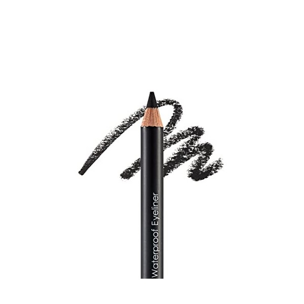 Flormar Eyeliner Waterproof – crayon eyeliner longue tenue, noire intense, application facile – kajal yeux waterproof à la vi