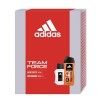 Adidas, Coffret cadeau Team Force : parfum homme 50 ml, déodorant spray 150 ml et trousse de voyage