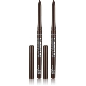 Rimmel Crayon Scandaleyes Exaggerate Eye Definer, 002 Chocolate Brown, 0.35g Lot de 2 