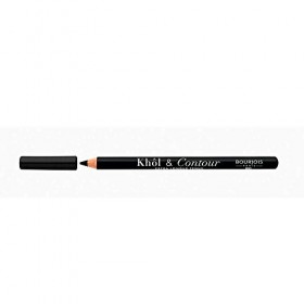 Bourjois Khôl & Contour Crayon Yeux - Formule douce et fondante, Tenue jusquà 16h, Fini mat - 01 NOIR-ISSIME XL Lot de 2 