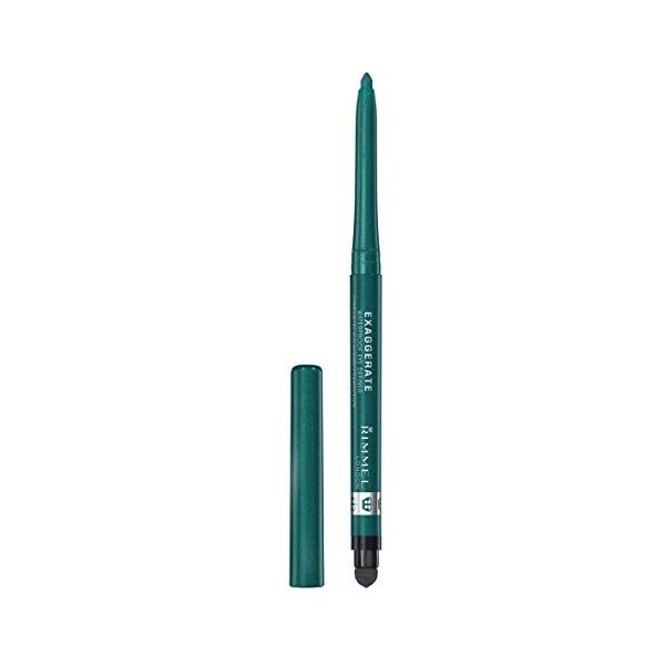 Rimmel Exaggerate - Crayon pour les Yeux Waterproof - Emerald Sparkle Vert 0-28 g