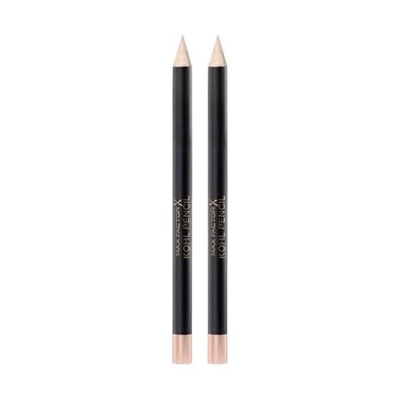 MAX FACTOR KOHL PENCIL 90 NATURAL GLAZE Lot de 2 