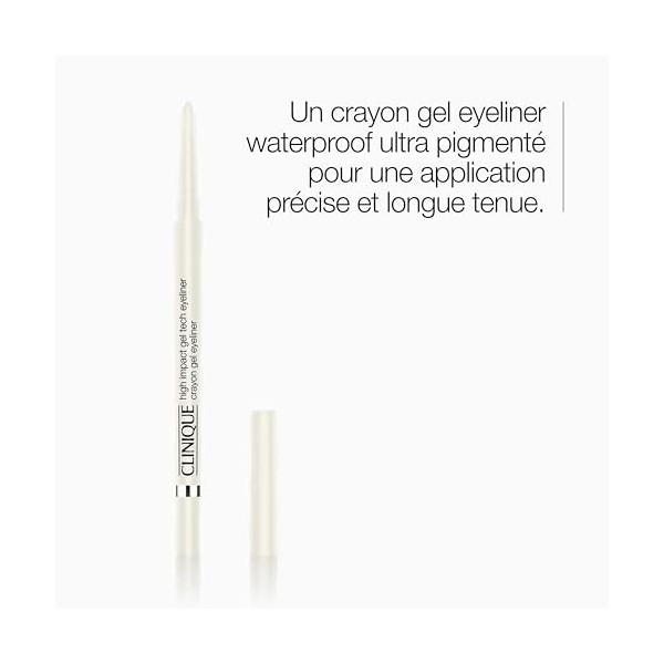 Clinique High Impact Crayon Gel Eyeliner | Waterproof, Ne Coule Pas + Convient aux Yeux Sensibles, 0.35 g