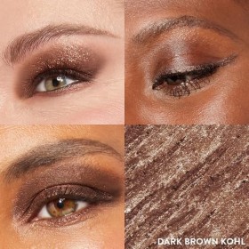 LAURA GELLER NEW YORK Matita Occhi Lunga Tenuta Kohl Kajal Dark Brown Kohl – Matita per Occhi Idratante e Intensa con Tempe