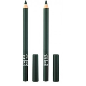 3INA MAKEUP - The Eye Pencil 738 - Vert foncé - Crayon pour les Yeux - Formule Longue Durée - Texture Crémeuse - Couleur Inte