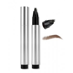 Erinde Stylo à Sourcils Microblading Marron, Longue Tenue Waterproof, Anti-Bavure Ultra Précis, Effet Naturel Poil à Poil, Ap