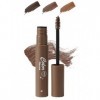Erinde Mascara à Sourcils et Eyebrow Gel,Gel Haute Pigmentation,Résultat Précis et Naturel,Application Facile,Longue Tenue,Ré