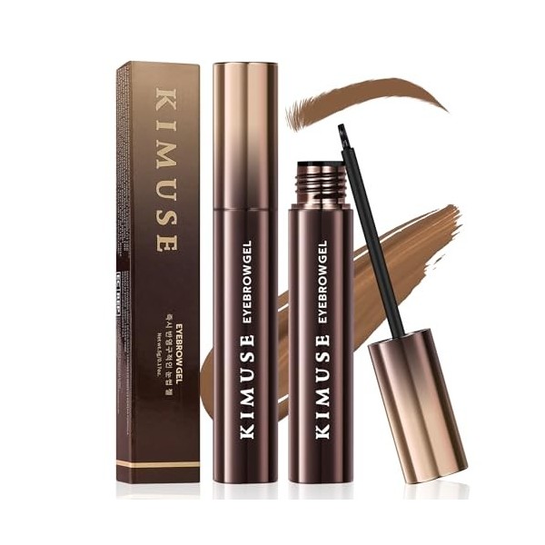 KIMUSE Eyebrow Gel, Teinture pour Sourcils Longue Tenue, Gel pour Sourcils Imperméable, Anti-Transfert, Résistant aux Taches,...
