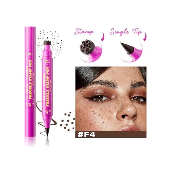 Freckles Pen Imperméable, Fausses Taches Rousseur, Maquillage Stylo De Tache Rousseur, Stylo pour nævus, Outil Maquillage Réa...