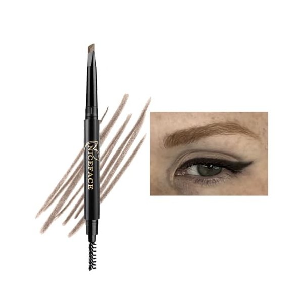 Crayon à sourcils blond à double extrémité, précis, waterproof et sans cruauté Blond 7 