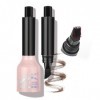 Anglicolor Version Améliorée Crayon Sourcil Waterproof,Microblading Sourcil,Stylo Sourcil Effet Poil,Pinceau à sourcils angul...