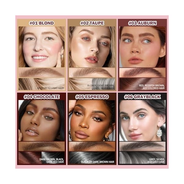 Anglicolor Version Améliorée Crayon Sourcil Waterproof,Microblading Sourcil,Stylo Sourcil Effet Poil,Pinceau à sourcils angul...