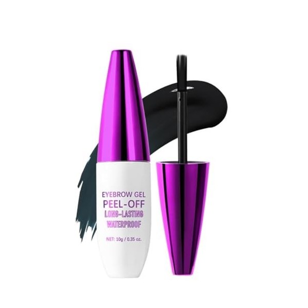 Gel teintant pour sourcils, gel peel-off pour sourcils, teinture waterproof pour facile à retirer, coloration teinture semi-p
