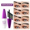 Gel teintant pour sourcils, gel peel-off pour sourcils, teinture waterproof pour facile à retirer, coloration teinture semi-p