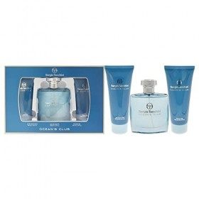 Sergio Tacchini Ocean Club Coffret cadeau Eau de toilette 100 ml Gel douche 100 ml Baume après-rasage 100 ml
