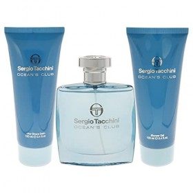 Sergio Tacchini Ocean Club Coffret cadeau Eau de toilette 100 ml Gel douche 100 ml Baume après-rasage 100 ml
