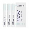 ORPHICA BROW Sérum pour sourcils 3 x 4 ml pour sourcils forts et pleins - Avec extrait dortie et de ginseng - Peptides - Gel