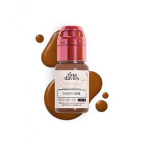 Tina Davies Sunset LUXE Collection, maquillage permanent des sourcils – Les couleurs guérissent fidèles au ton, flacons de 1/