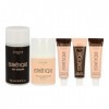 DIDIER LAB Esthétique Kit Teinture Sourcils et Cils avec Crème Oxydante 3% et Dissolvant - Brun Clair – Brun Foncé – Noir - K