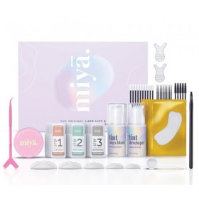 MIYA LASH | Lash Lift & Brow Lamination Kit avec teinte | Noir Maquillage des sourcils