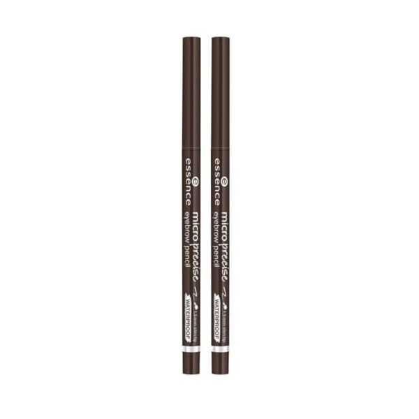 Essence - Crayon Sourcils Micro Precise Waterproof - 03 Dark Brown Lot de 2 