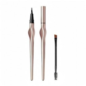 Crayon à sourcils waterproof avec une pointe de crayon à sourcils précise à deux pointes, crayon à sourcils pour des traits s