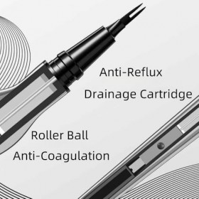 Crayon à sourcils waterproof avec une pointe de crayon à sourcils précise à deux pointes, crayon à sourcils pour des traits s
