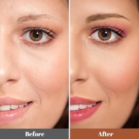 LOPHE Crayon à Sourcils 2 en 1 à Double Extrémité avec Applicateur à 2 Pointes de Fourchette et Pointe Pinceau Précise,Imperm